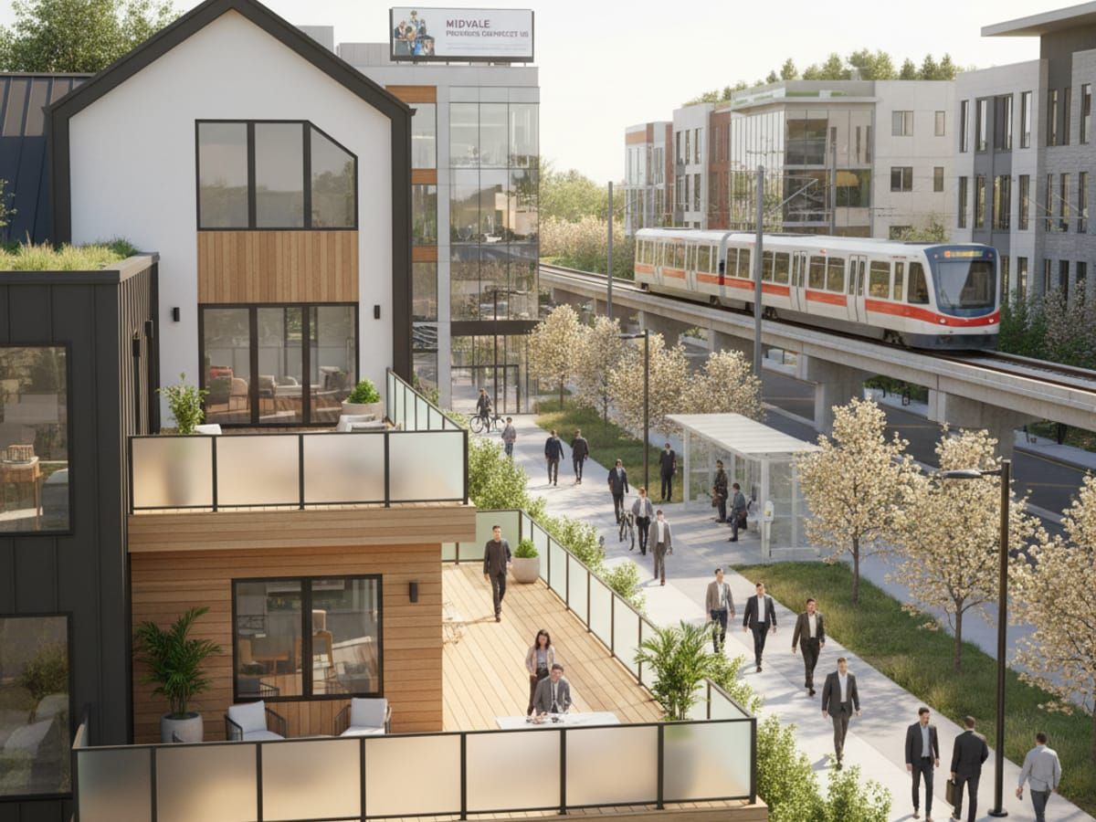 Midvale home with modern deck