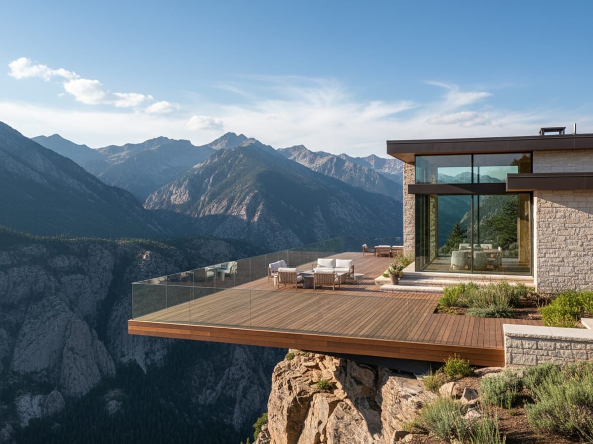 Canyon Rim Millcreek elevated deck