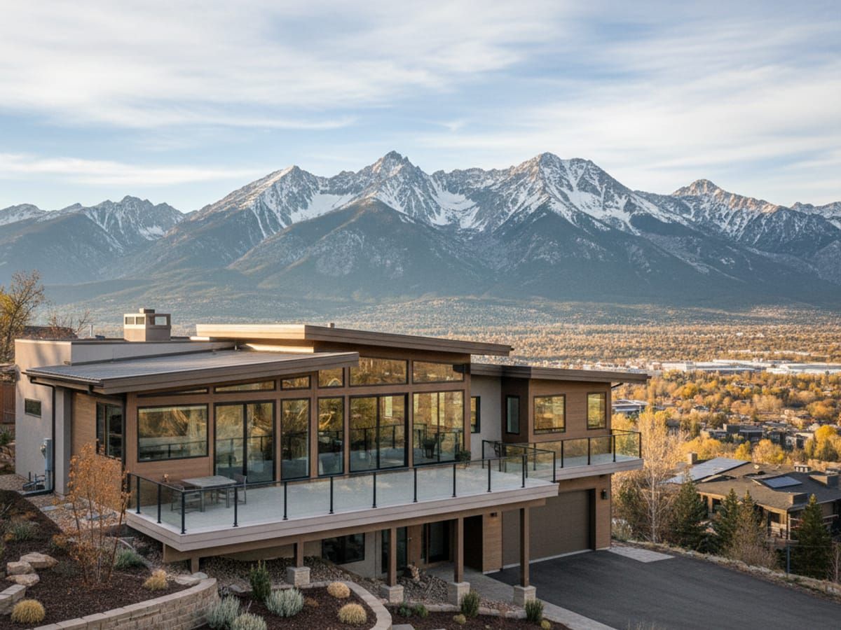 Beautiful Millcreek deck with Wasatch views
