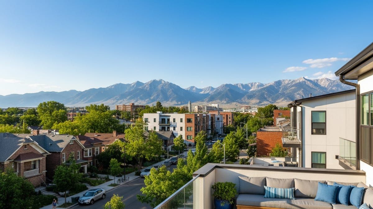 Beautiful deck in Sugarhouse neighborhood with mountain views