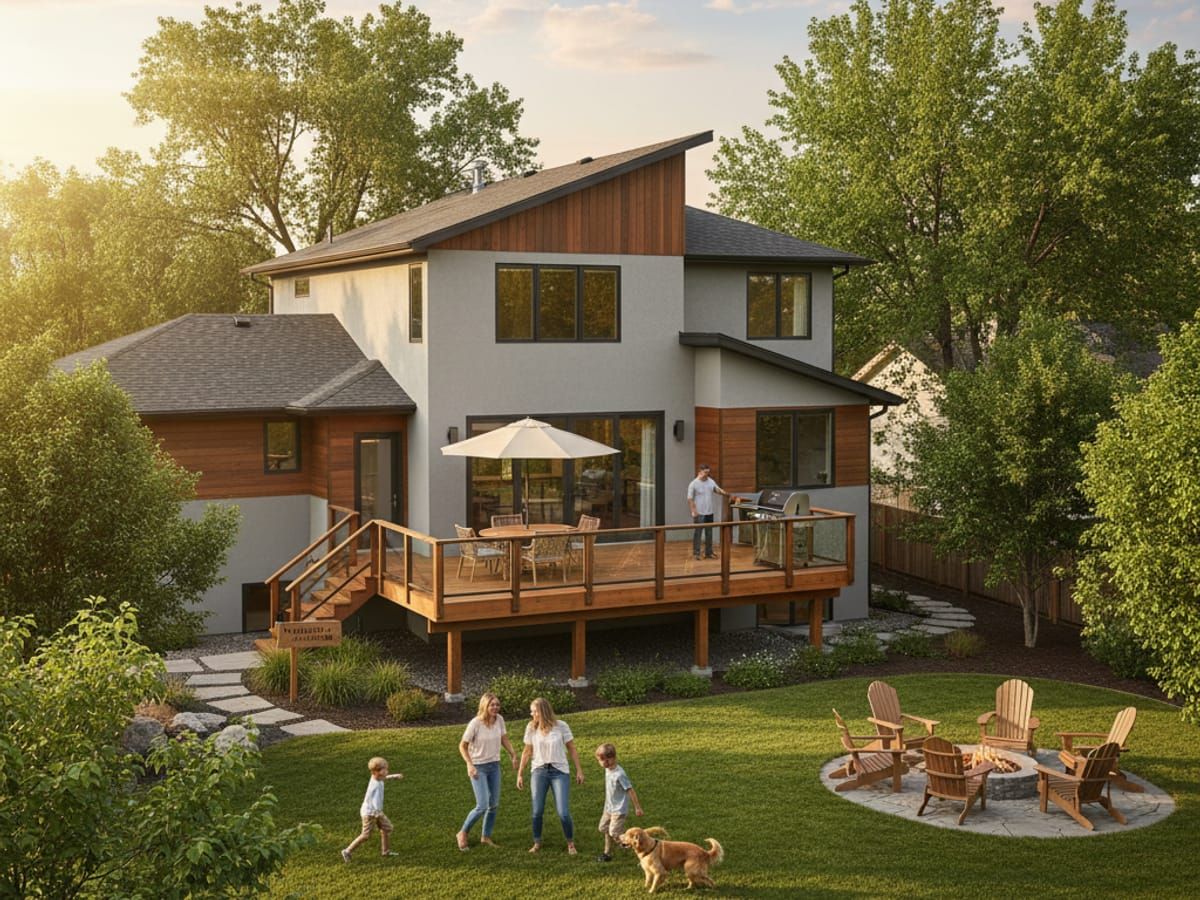 Taylorsville family home with deck