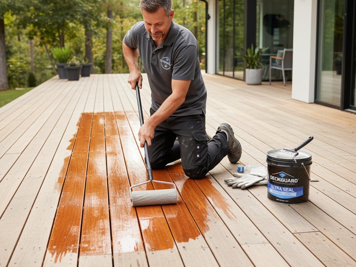 Deck maintenance and weather protection sealing